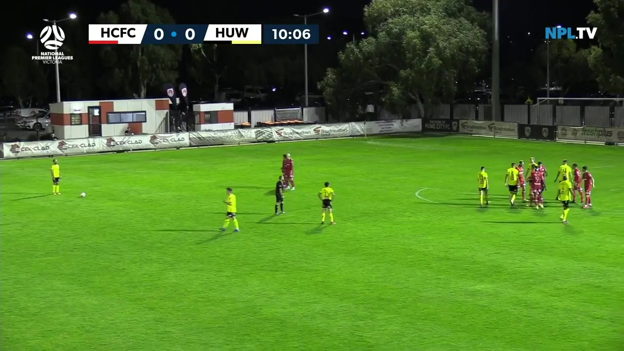 AUS VPL Hume City Vs Heidelberg United 11 phút Vào, ghi bàn 0:1