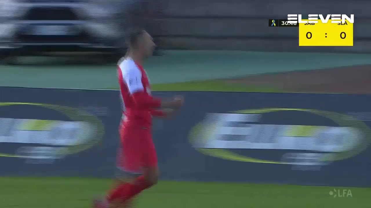 CZE D1 Baumit Jablonec Vs Slavia Praha Ivan Schranz Goal in 31 min, Score 0:1