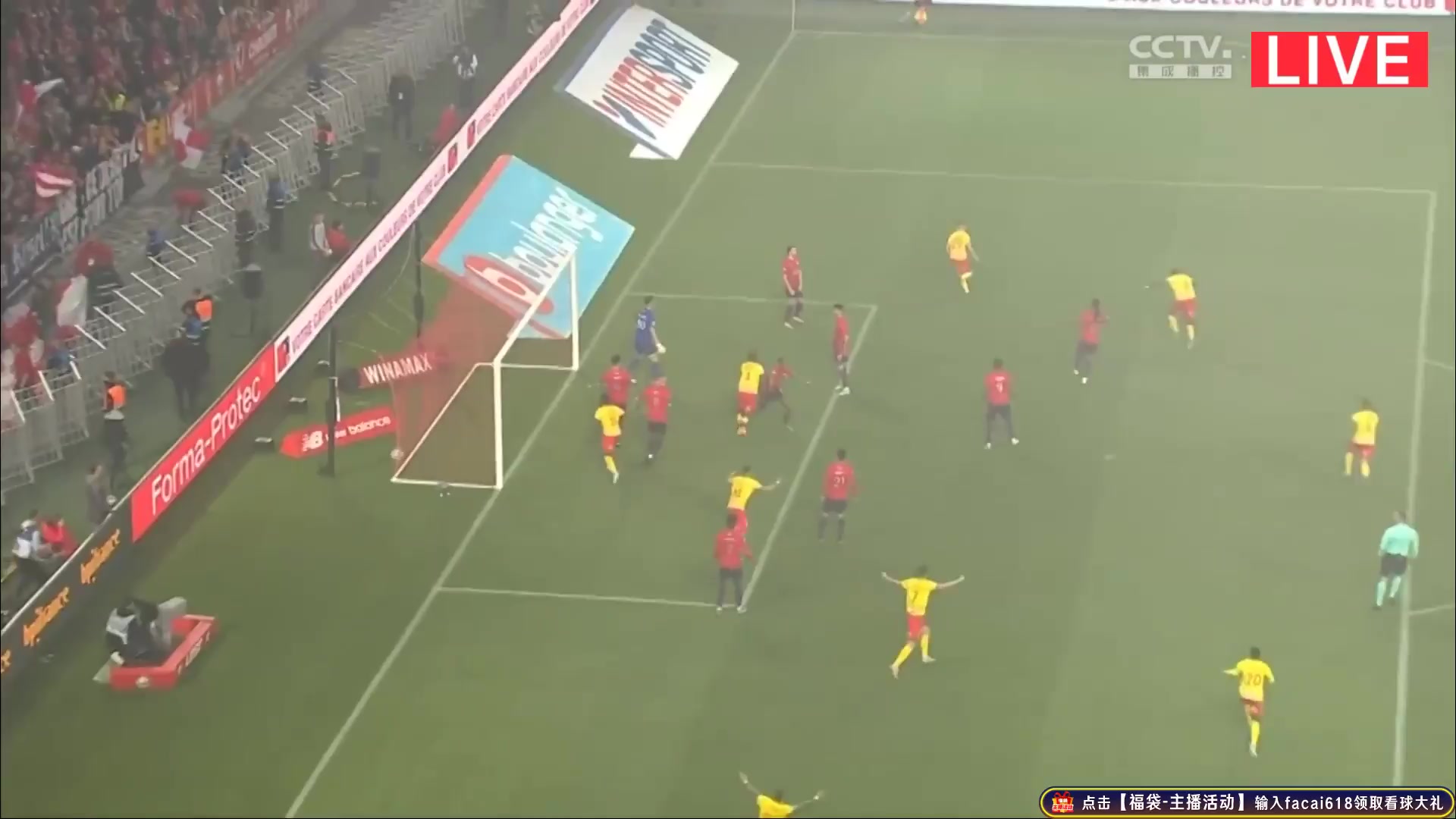 Ligue1 Lille Vs Lens  Goal in 8 min, Score 0:1