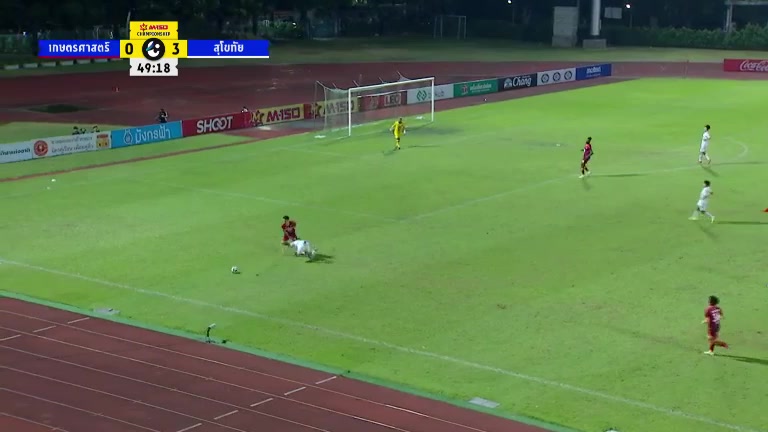 THA L2 Kasetsart FC Vs Sukhothai  Goal in 51 min, Score 1:3