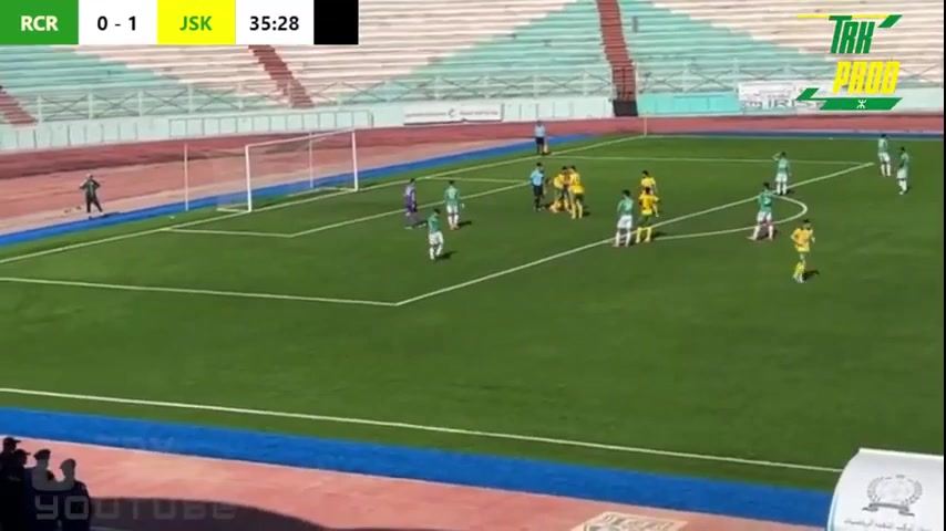 ALG D1 RC Relizane Vs JS kabylie Juba Oukaci Goal in 36 min, Score 0:2