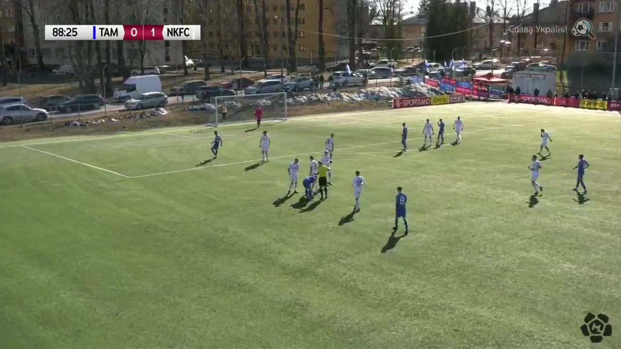 EST D1 Tartu JK Maag Tammeka Vs Nomme JK Kalju  Goal in 89 min, Score 1:1
