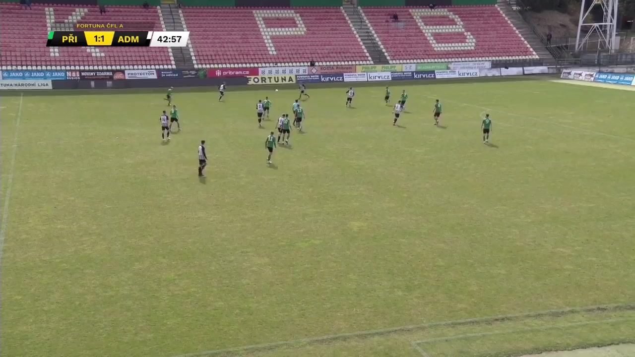 CZE CFL FK Pribram B Vs Admira Praha 43 phút Vào, ghi bàn 1:2