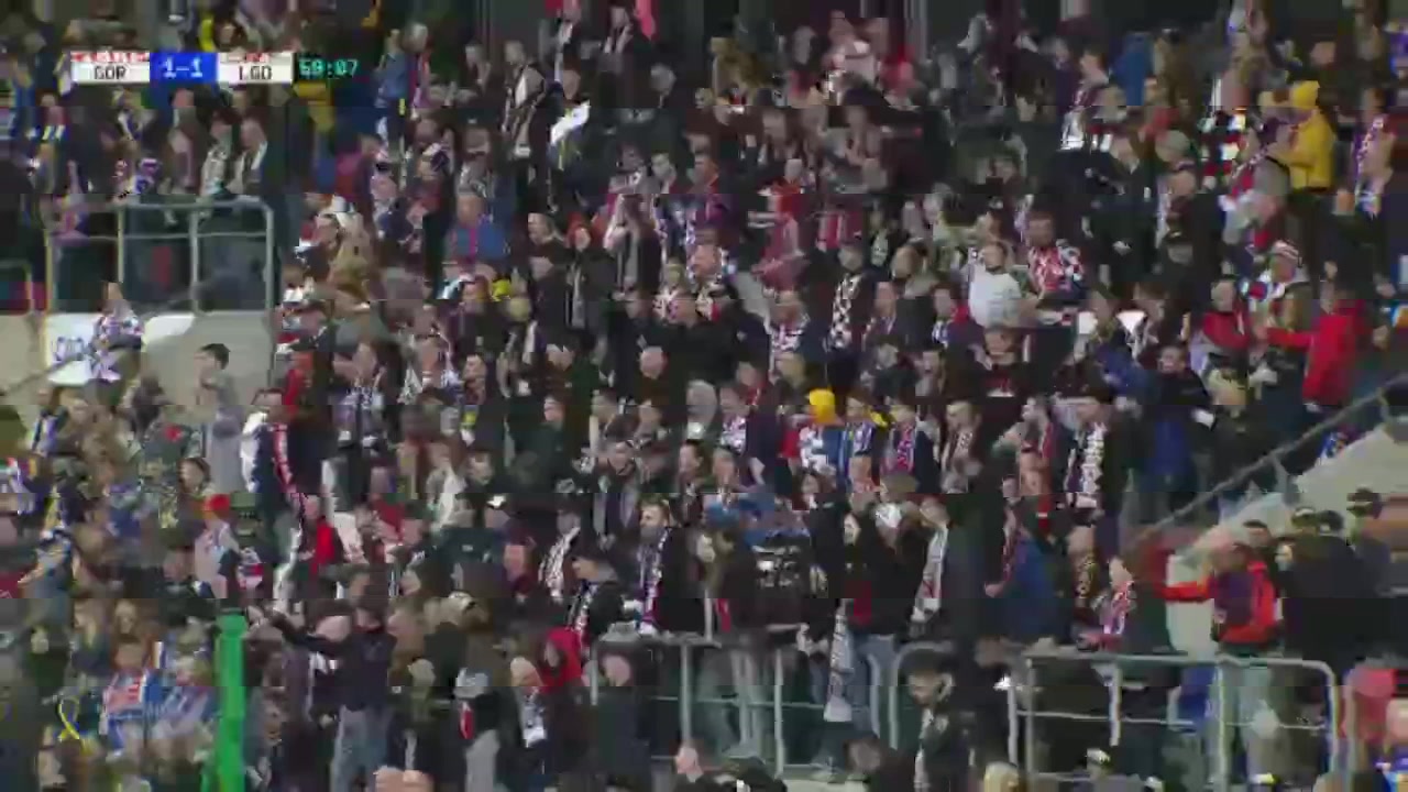 6 Gornik Zabrze Vs Lechia Gdansk 64 skor gol , skor 1:1