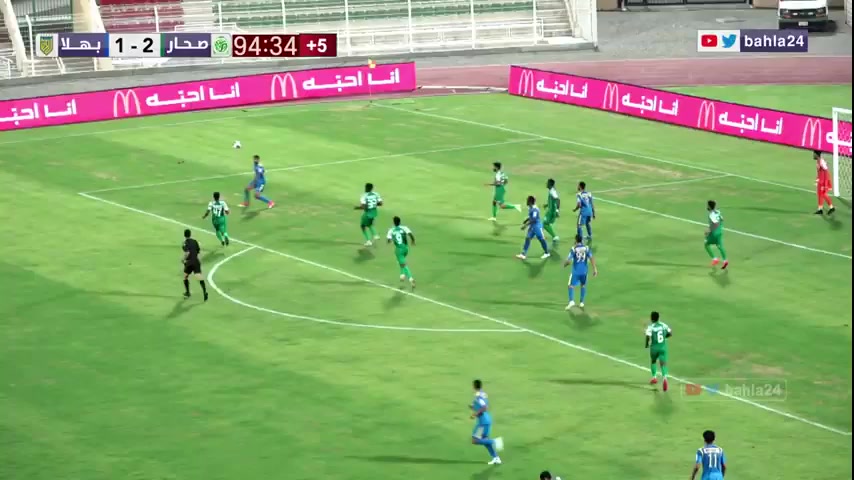 OMA PL Sohar Club Vs Bahla  Goal in 94 min, Score 2:2