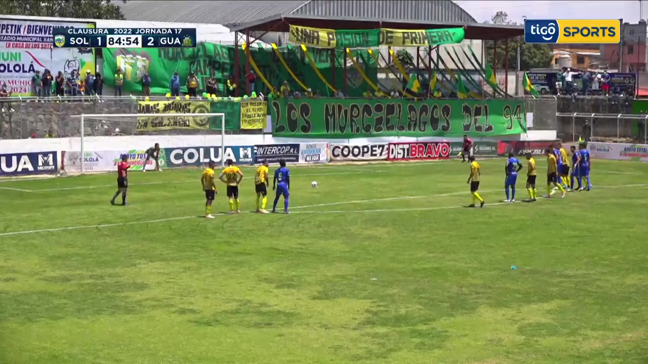 GUA D1 CSD Solola Vs Guastatoya  Goal in 86 min, Score 2:2