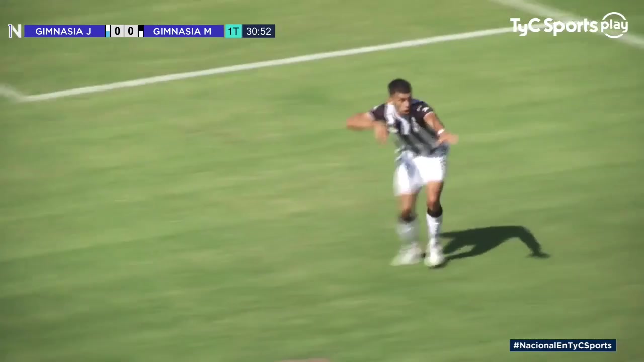 ARG D2 Gimnasia Jujuy Vs Gimnasia Mendoza 31 ทำประตู  ประตู, ทำคะแนน 0:1