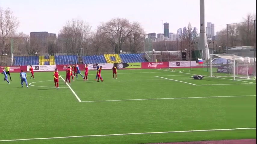 RUS D2 Chertanovo Moscow Vs Luki Energiya Suleymanov Goal in 14 min, Score 1:0