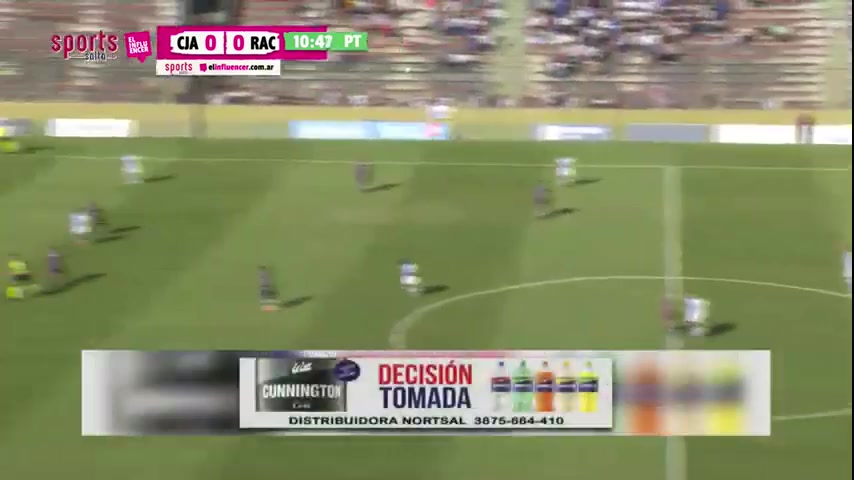 Torneo A Juventud Antoniana Vs Racing de Cordoba  Goal in 11 min, Score 0:1