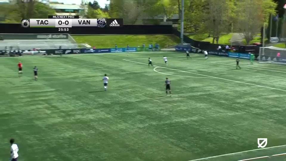 MLS L(R) Tacoma Defiance Vs Vancouver Whitecaps Reserve  Goal in 26 min, Score 0:1