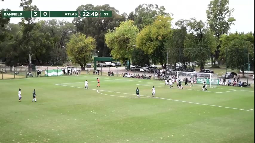 ARG D2(W) Banfield (W) Vs CA Atlas (W)  Goal in 69 min, Score 4:0