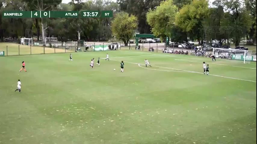 ARG D2(W) Banfield (W) Vs CA Atlas (W)  Goal in 80 min, Score 5:0