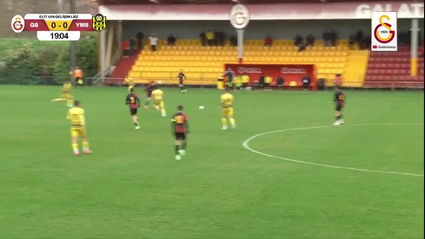 TUR U19 Galatasaray U19 Vs Yeni Malatyaspor U19  Goal in 19 min, Score 1:0