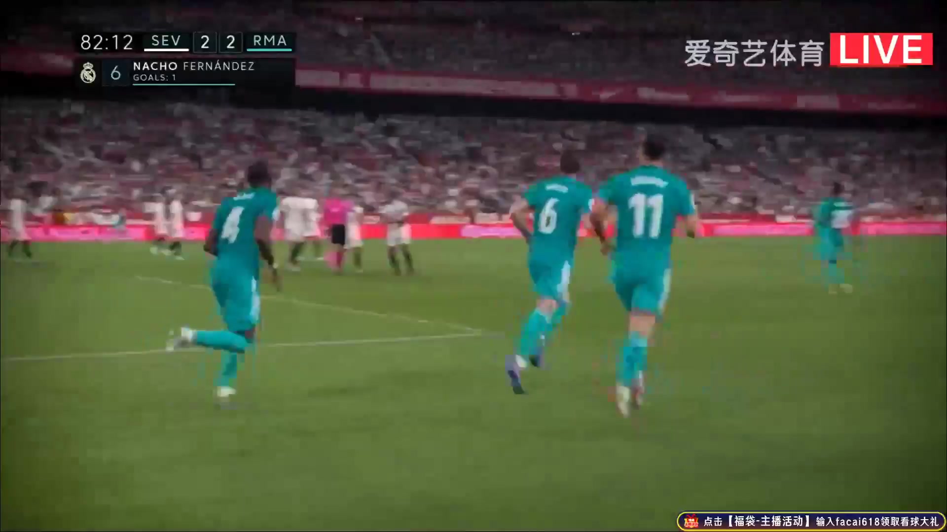 Laliga1 Sevilla Vs Real Madrid 84 phút Vào, ghi bàn 2:2