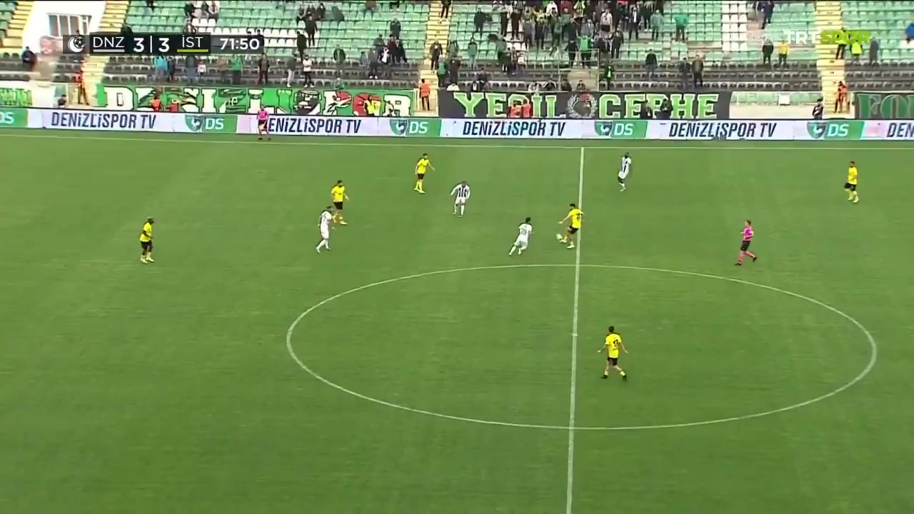 TUR D2 Denizlispor Vs Istanbulspor Ömer Şişmanoğlu Goal in 73 min, Score 4:3