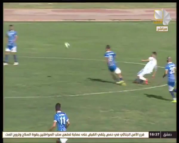 Syri D1 Al futowa Vs Jableh SC Mostafa Al Sheikh Goal in 36 min, Score 1:2