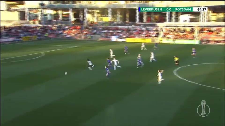 GERWC Bayer Leverkusen (w) Vs Turbine Potsdam (w)  Goal in 67 min, Score 1:0