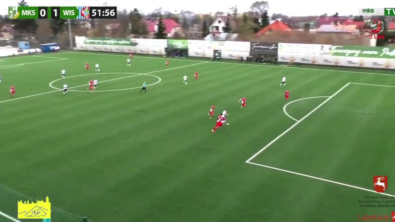 IV liga Podlasie Biala Podlaska Vs Wisla Sandomierz Kosieradzki J. Goal in 53 min, Score 1:1