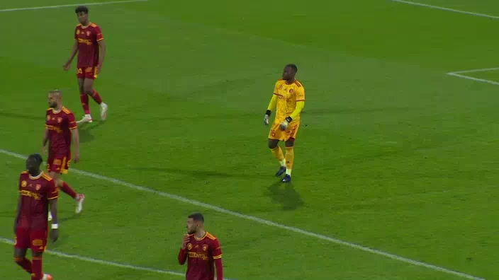 FRA D2 Rodez Aveyron Vs Nancy Yeni Ngbakoto Goal in 61 min, Score 1:1