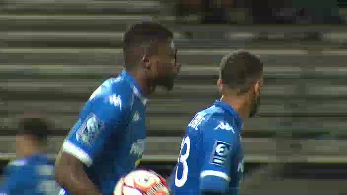 FRA D2 Chamois Niortais Vs Bastia Ibrahim Sissoko Goal in 68 min, Score 1:1