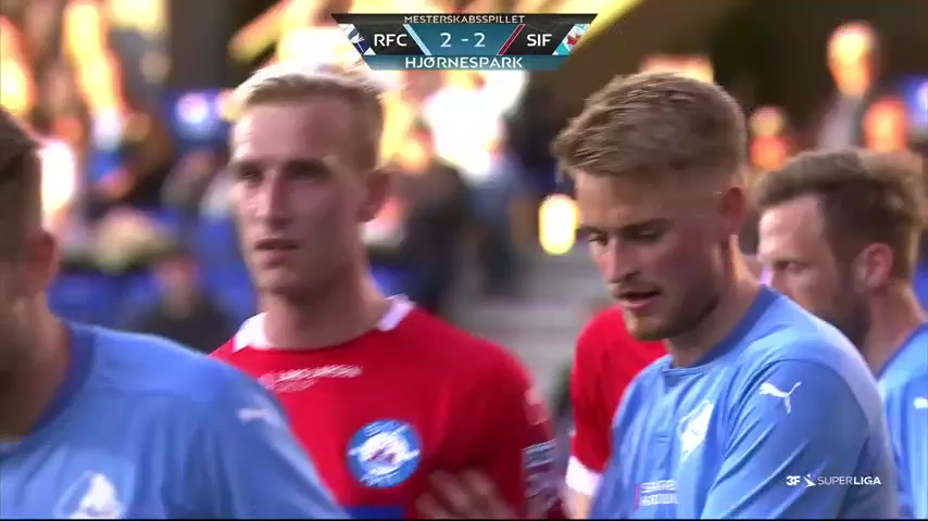 DEN SASL Randers FC Vs Silkeborg Niclas Jensen Helenius Goal in 39 min, Score 1:1