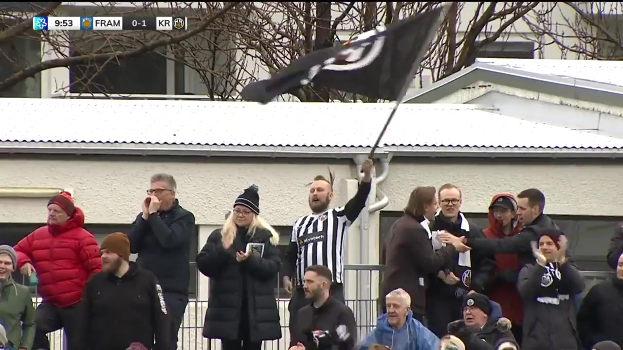 ICE PR Fram Reykjavik Vs KR Reykjavik Skuli Jon Fridgeirsson Goal in 9 min, Score 0:1