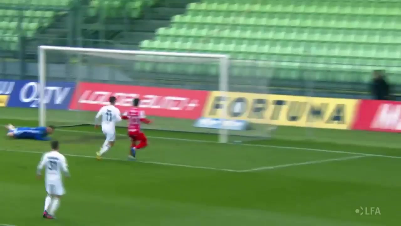 CZE D1 MFK Karvina Vs Pardubice 3 phút Vào, ghi bàn 1:1