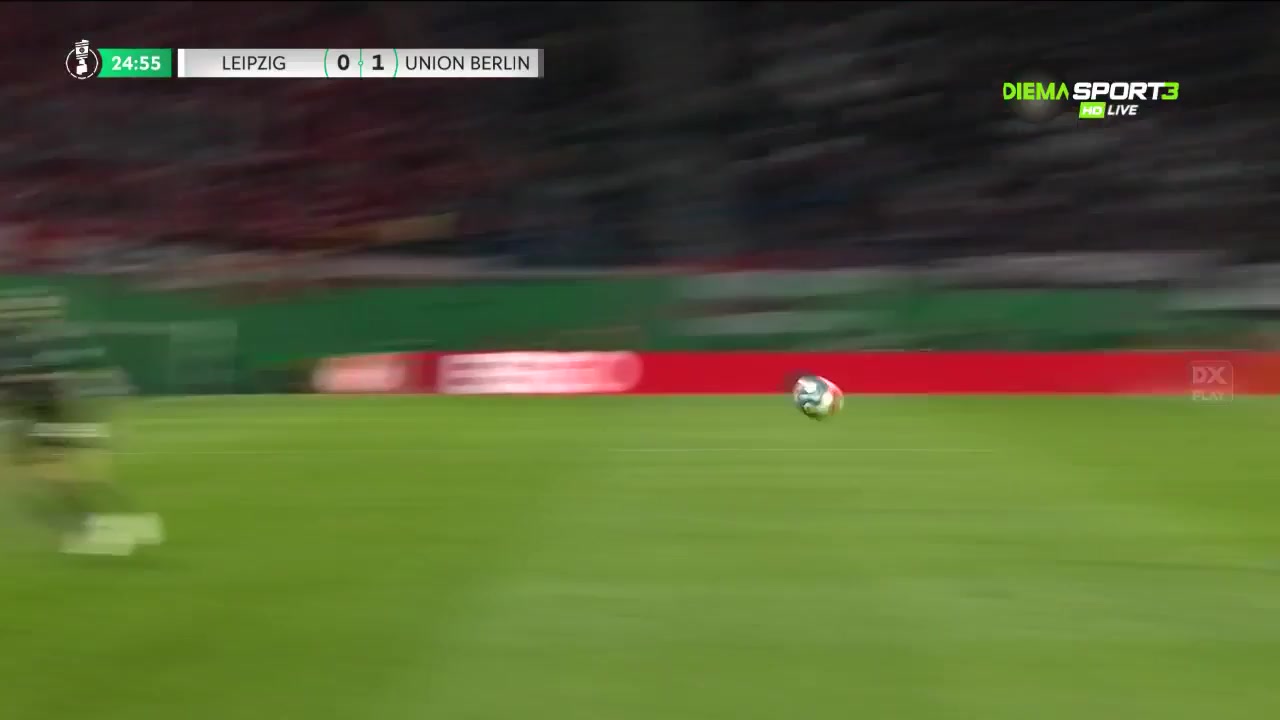 GERC RB Leipzig Vs Union Berlin Sheraldo Becker Goal in 23 min, Score 0:1