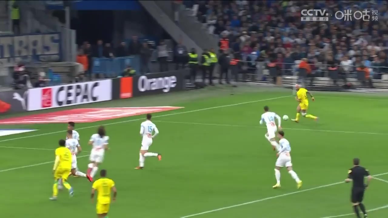 Ligue1 Marseille Vs Nantes 41 phút Marcus Regis CocoVào, ghi bàn 1:2