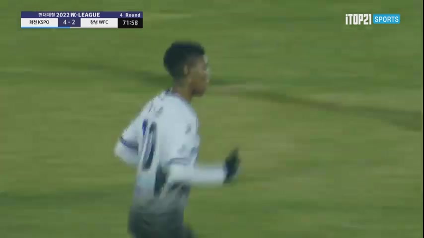 KOR WD1 KSPO FC (w) Vs Changnyeong (w)  Goal in 73 min, Score 4:2
