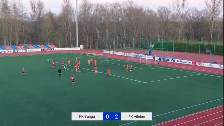 立陶女甲 邦加女足 Vs FK维尔纽斯女足 40分进球,比分0:3