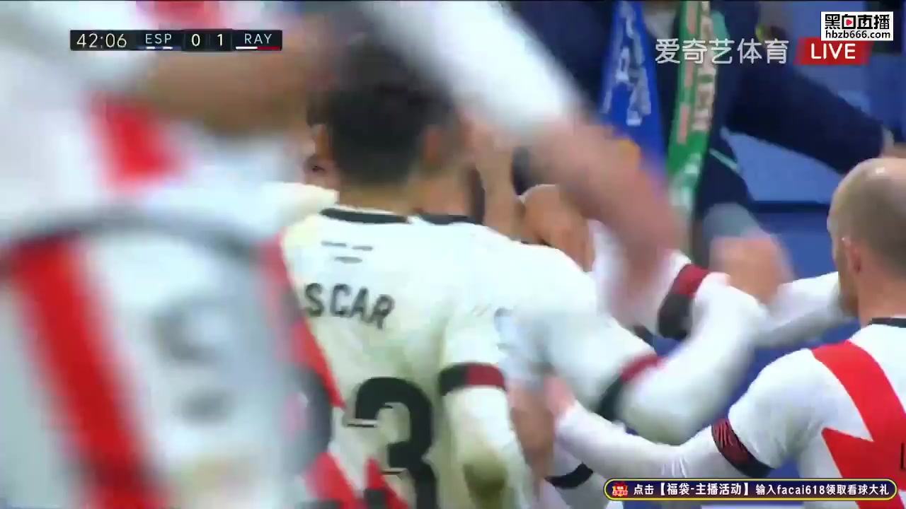 Laliga1 RCD Espanyol Vs Rayo Vallecano 42 phút Vào, ghi bàn 0:1