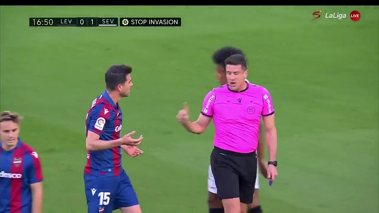 Laliga1 Levante Vs Sevilla  Goal in 17 min, Score 1:1