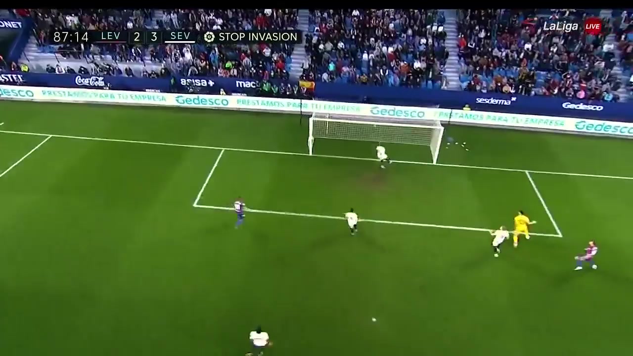 Laliga1 Levante Vs Sevilla  Goal in 88 min, Score 3:3