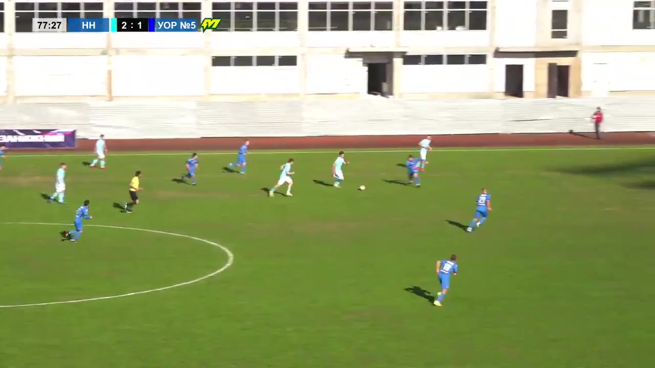 RUS YthC FK Nizhny Novgorod Youth Vs UOR-5 Moskovskaya Oblast Youth Vinokurov Goal in 78 min, Score 3:1