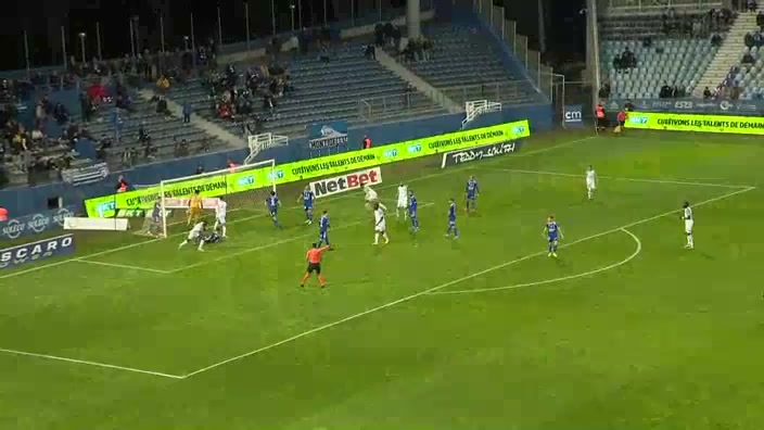 FRA D2 Bastia Vs Paris FC Moustapha Name Goal in 81 min, Score 2:1