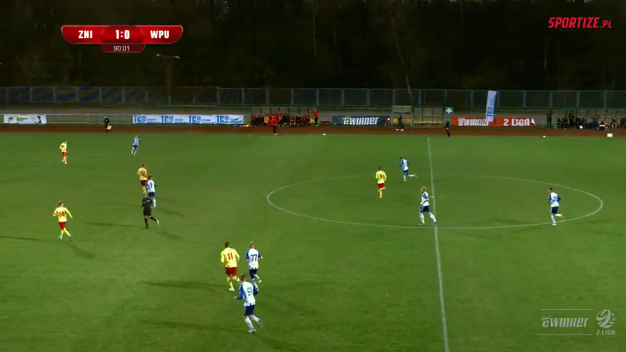 POL D2 Znicz Pruszkow Vs Wisla Pulawy  Goal in 92 min, Score 2:0