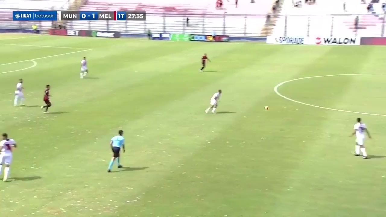 PER D1 Deportivo Municipal Vs FBC Melgar Alexis Rodriguez Goal in 29 min, Score 1:1