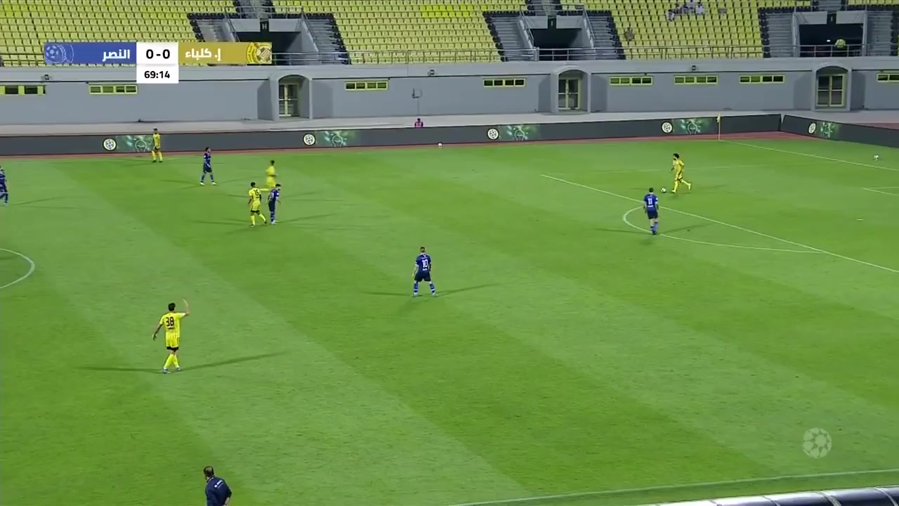 UAE LP Ittihad Kalba Vs Al Nasr Dubai Dia Sabi'A Goal in 71 min, Score 0:1