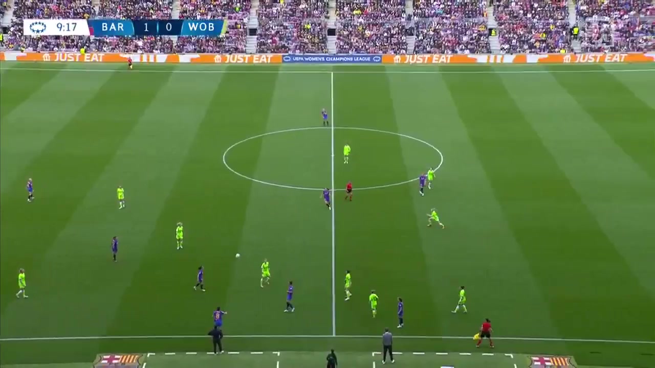 UEFA WUC Barcelona (w) Vs VfL Wolfsburg (w) 9 phút Vào, ghi bàn 2:0