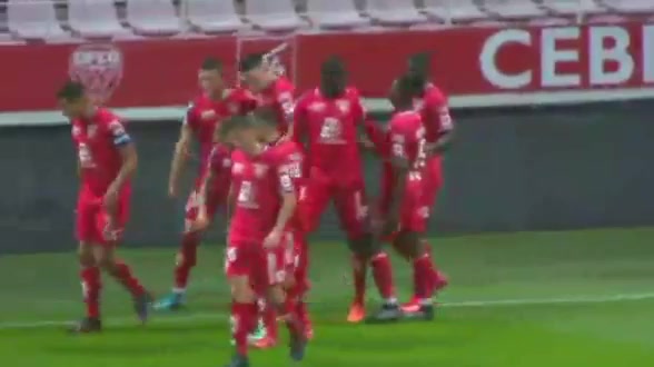 FRA D2 Dijon Vs Guingamp Mihai Alexandru Dobre Goal in 26 min, Score 2:0