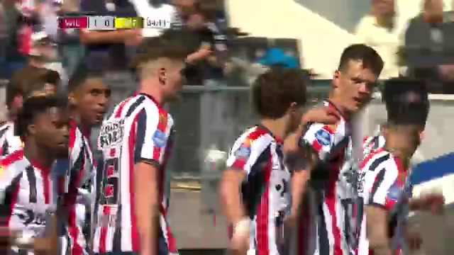 HOL D1 Willem II Vs Vitesse Arnhem Jizz Hornkamp Goal in 4 min, Score 1:0