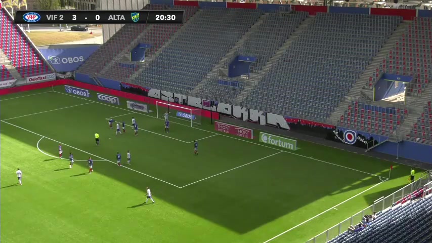 NOR D2 Valerenga B Vs Alta Tom Emaus Goal in 20 min, Score 3:1