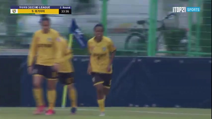 KOR WD1 Gyeongju FC (w) Vs Sejong Gumi Sportstoto (w) Hildah Magaia Goal in 34 min, Score 1:1