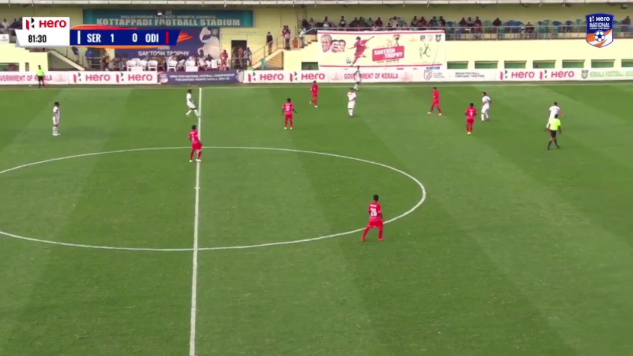 INT CF Services Vs Odisha FC 83 phút Vào, ghi bàn 2:0