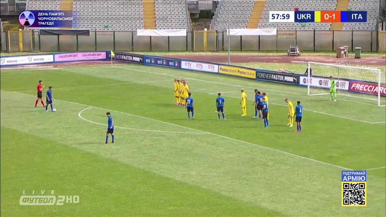 UEFA U17 Ukraine U17 Vs Italy U17 Di Maggio Goal in 59 min, Score 0:2