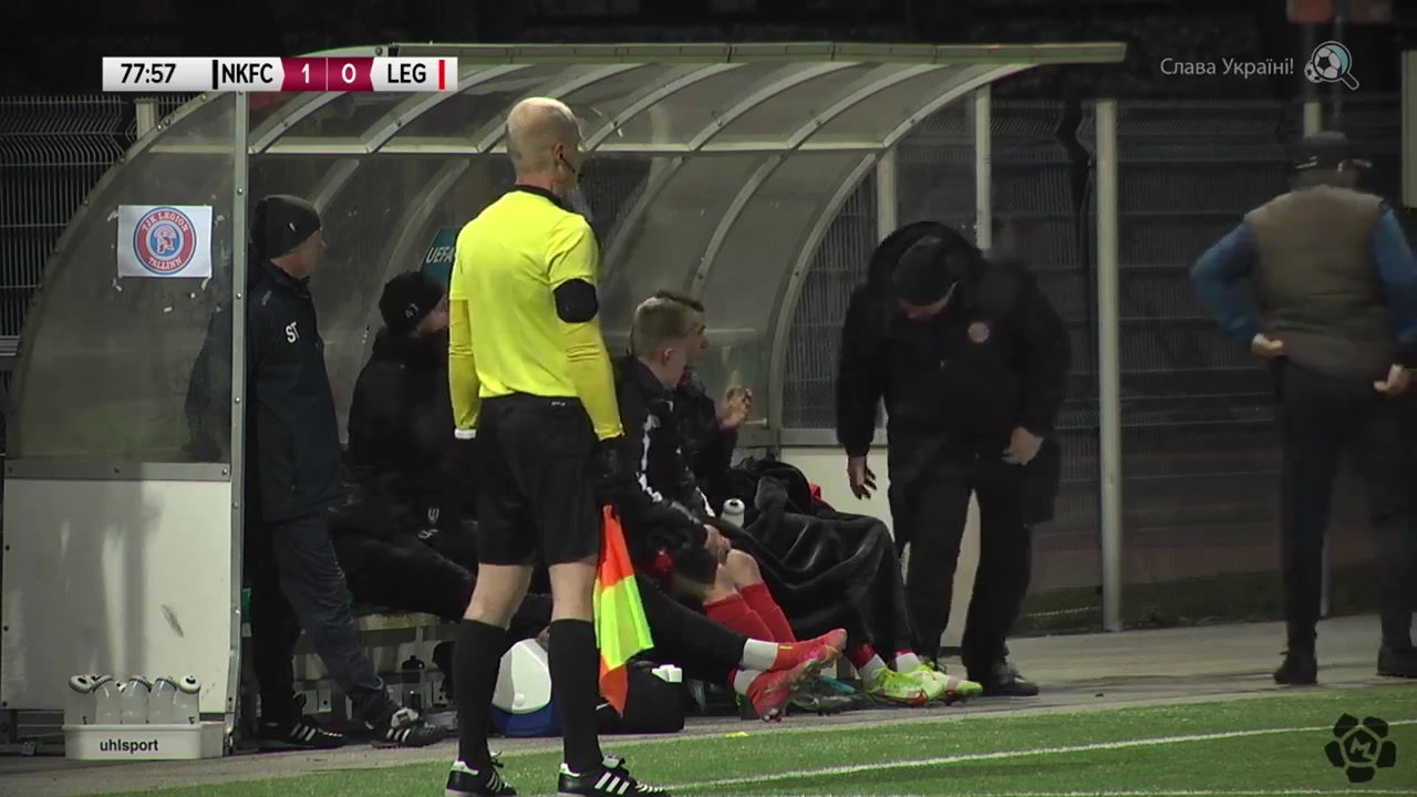 EST D1 Nomme JK Kalju Vs Tallinna JK Legion German Šlein Goal in 79 min, Score 2:0