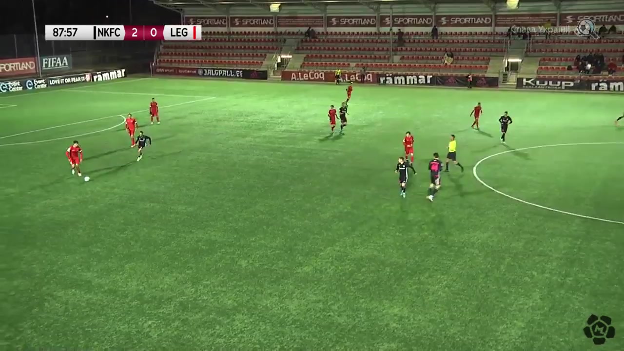 EST D1 Nomme JK Kalju Vs Tallinna JK Legion Kaspar Paur Goal in 90 min, Score 3:0