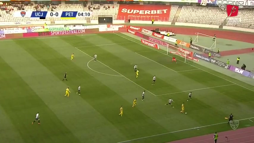 ROM D2 Universitaea Cluj Vs Petrolul Ploiesti Tescan Goal in 5 min, Score 1:0