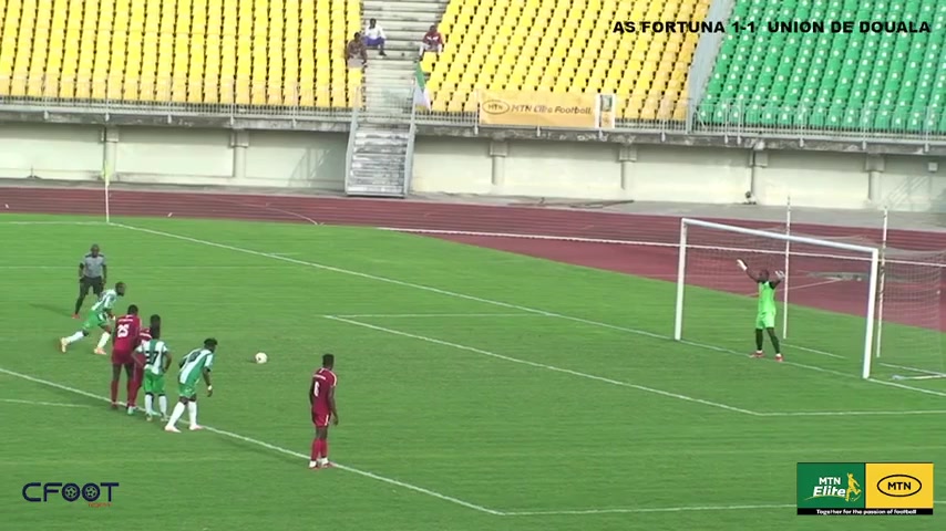 Elite One AS Fortuna Mfou Vs Union Douala 35 phút Vào, ghi bàn 1:2